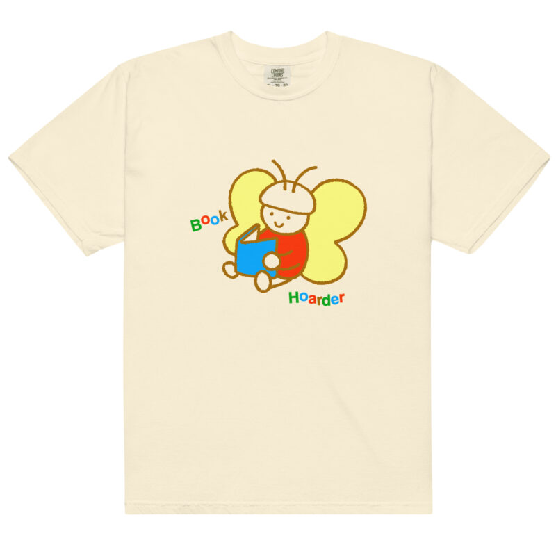 Book Hoarder Color - Unisex  heavyweight t-shirt