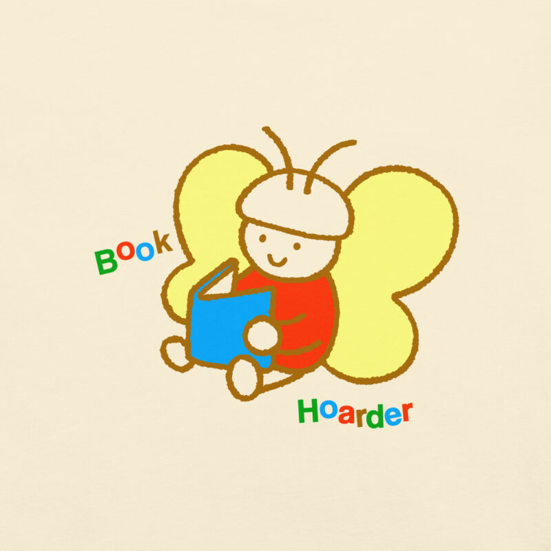 Book Hoarder Color - Unisex  heavyweight t-shirt